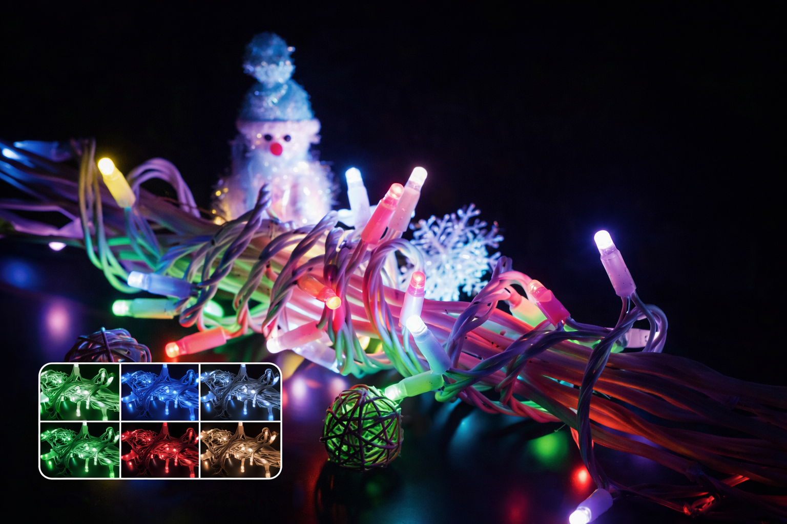 RGB Twinkle String Light — Sync & Remote Control